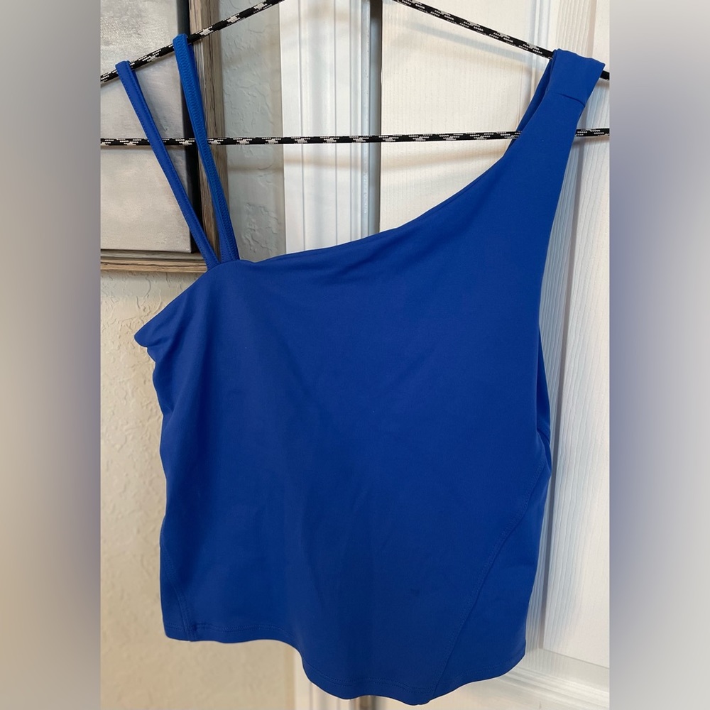 Dona Jo Women’s “Ace 2.0” Cropped Yoga, Tennis, PB OceanoTank Top/XS-Worn 1x/EUC
